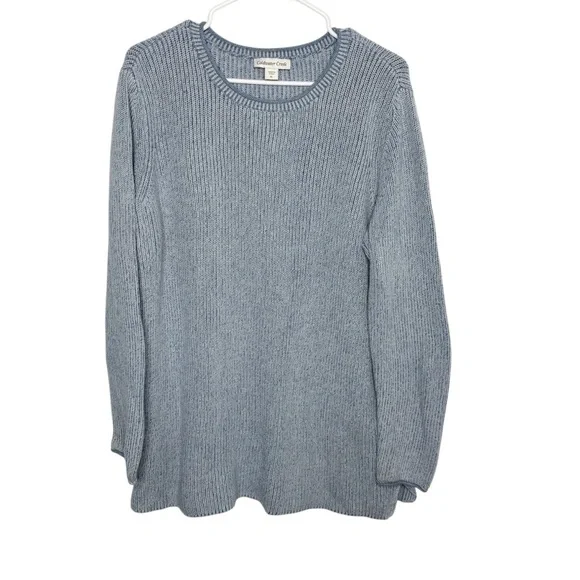Coldwater Creek pullover sweater size XL New without tags dusty blue - Picture 6 of 6